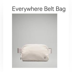 Everything belt bag - white opal